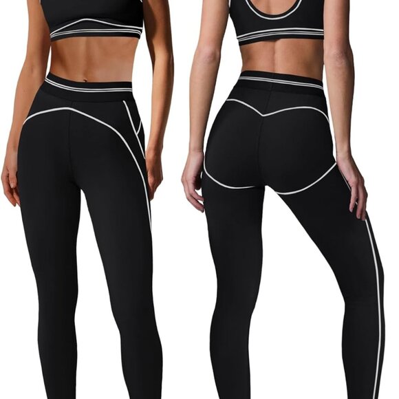 Elevate Your Workout: Women's 2 Piece Yoga Set with Tummy Control & Butt Lift - Picture 1 of 5